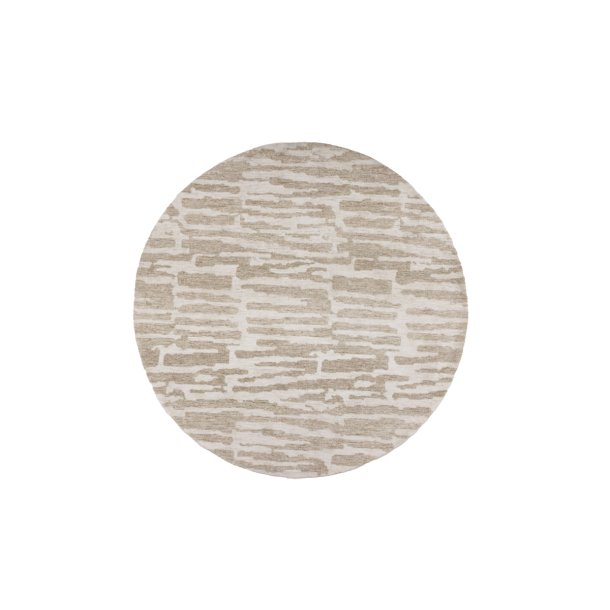 Miller - Tppe, diameter 200 cm., beige polyester