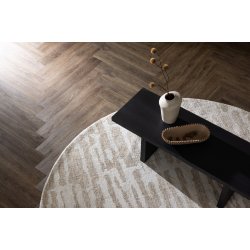 Miller - Tppe, diameter 200 cm., beige polyester