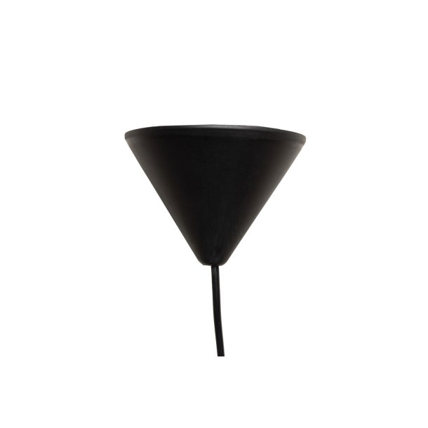 Kroken - Pendel i sort metal med kobber detalje