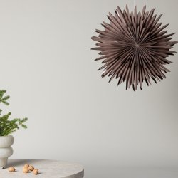 Topaz - Stjerneformet loftlampe i greige papir, tre strrelser