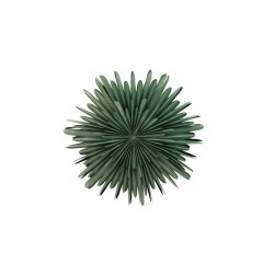 Topaz - Stjerneformet loftlampe i grnt papir, tre strrelser