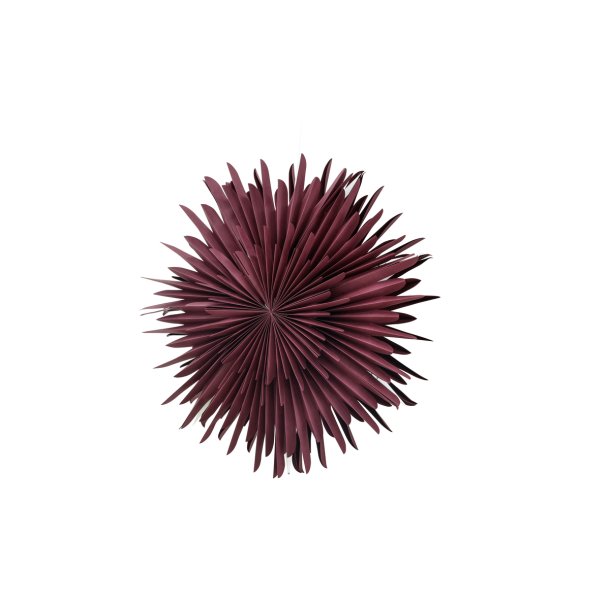 Topaz - Stjerneformet loftlampe i mrkerdt papir, tre strrelser