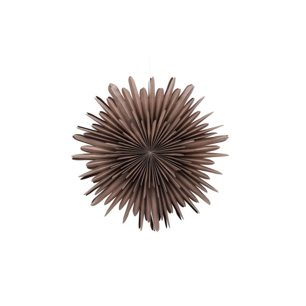 Topaz - Stjerneformet loftlampe i greige papir, tre strrelser