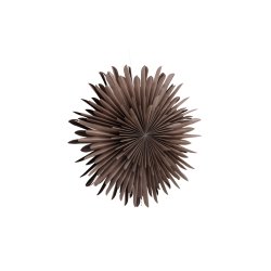 Topaz - Stjerneformet loftlampe i greige papir, tre strrelser