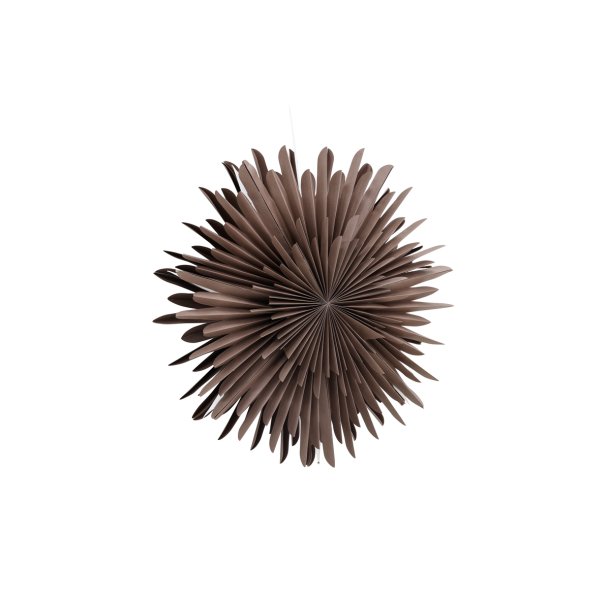 Topaz - Stjerneformet loftlampe i greige papir, tre strrelser