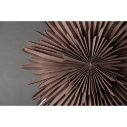 Topaz - Stjerneformet loftlampe i greige papir, tre strrelser