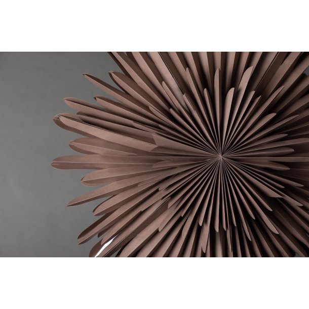 Topaz - Stjerneformet loftlampe i greige papir, tre strrelser