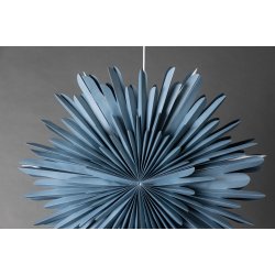 Topaz - Stjerneformet loftlampe i blt papir, tre strrelser