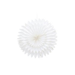 Icey - Stjerneformet loftlampe i hvidt papir, tre strrelser