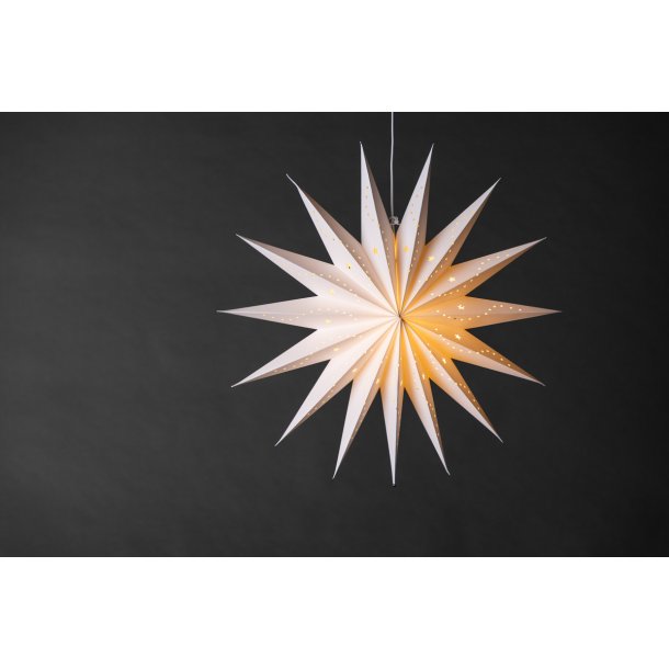 Starry - Stjerneformet loftlampe i hvidt pair, to strrelser