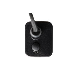 Topps - Bordlampe i mocca farvet metal med 9 dmpbare Led-prer