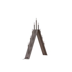 Topps - Bordlampe i mocca farvet metal med 9 dmpbare Led-prer