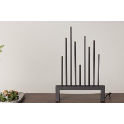 Denali- Bordlampe i mocca farvet metal med ni dmpbare LED-lys