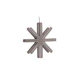 Bengala - Stjerneformet loftlampe i mocca metal, diameter 60 cm.