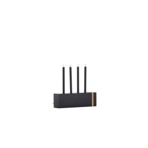Ridge- Bordlampe i sort MDF med 4 LED lys