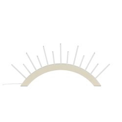 Cerro- Bordlampe i beige MDF med 13 LED lys