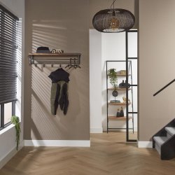 Acai87 - Hattehylde i massivt valnddetr med knager