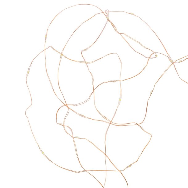 Lyskde i kobber, 10 meter lang