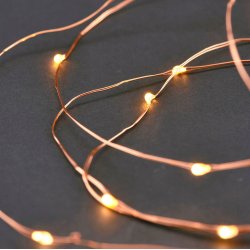 Lyskde i kobber, 10 meter lang