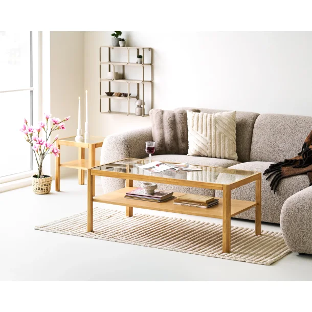 Gatsby � Soffbord i ek med glasskiva