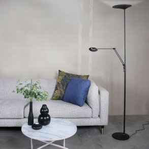 Amora - Dobbelt gulvlampe i tre forskellige finish