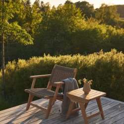 Amalfi - Hvilestol i teaktr og reb