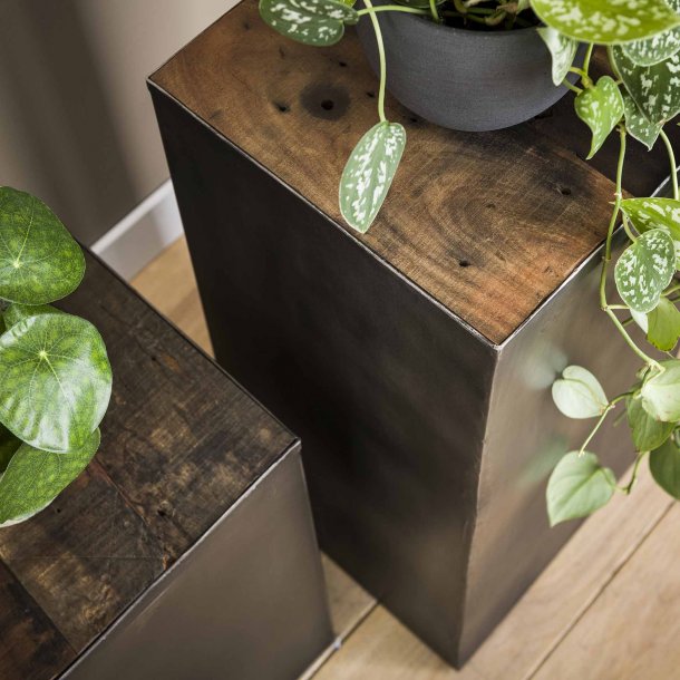 Rustico - Blomstersjle i genbrugstr, hjde 50 cm