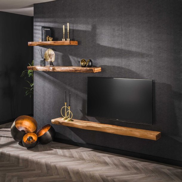 Ute - Vghylde i massiv akacietr, lngde 150 cm.