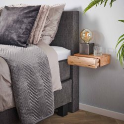 Bali - 2 sengeborde i massiv akacietr, model small