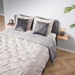 Bali - 2 sengeborde i massiv akacietr, model small