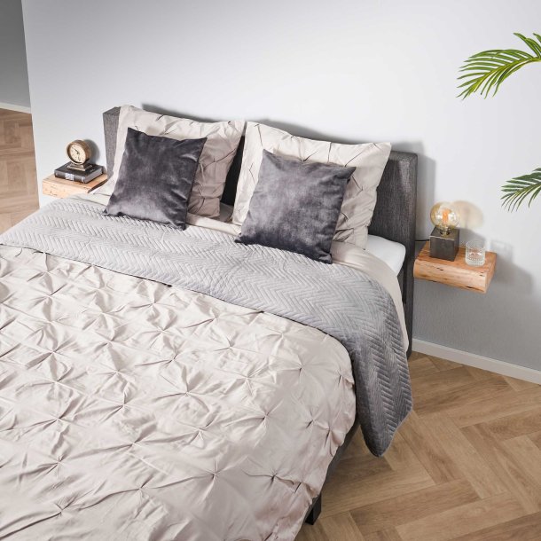 Bali - 2 sengeborde i massiv akacietr, model small