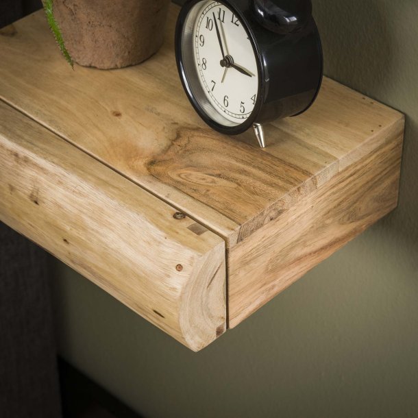 Bali - 2 sengeborde i massiv akacietr, model small