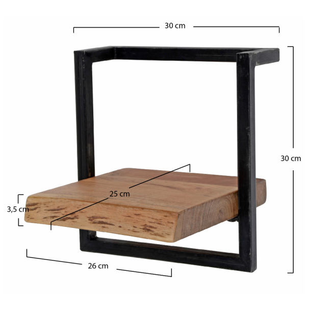 Acai30 - Vghylde i akacietr og stl