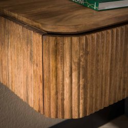 Zanzibar - Sengebord i massiv mangotr, vghngt