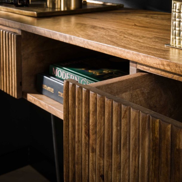 Zanzibar - Konsolbord med to skuffer i massiv mangotr