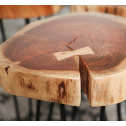 Bali - Sofabordsst i massiv akacietr