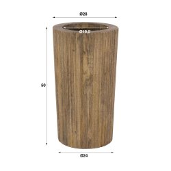 Selva � Paraplyst�ll i massivt mangotr�, h�jd 50 cm.