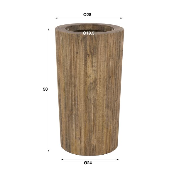  Selva � Paraplyst�ll i massivt mangotr�, h�jd 50 cm.