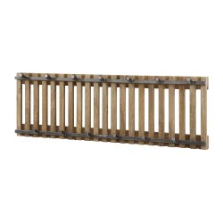 Zanzibar - Knagerkke i massiv mangotr med 13 knager