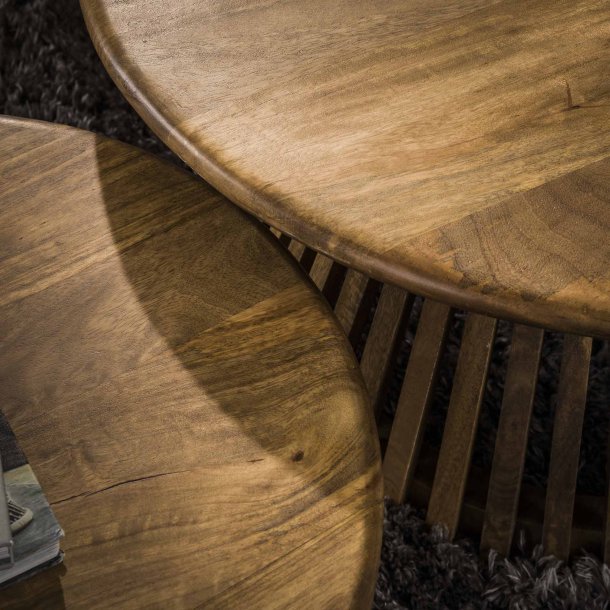 Delta-X - Sofabordsst i massiv mangeotr