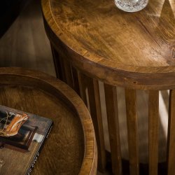 Zanzibar - Sidebordsst i massiv mangotr