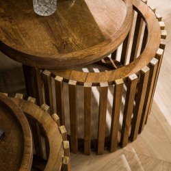 Zanzibar - Sidebordsst i massiv mangotr