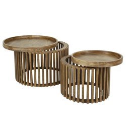 Zanzibar - Sidebordsst i massiv mangotr