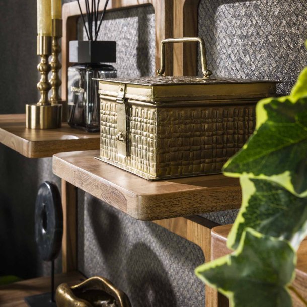 Lugis- 5 Hylder i massiv akacietr