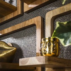 Lugis- 5 Hylder i massiv akacietr