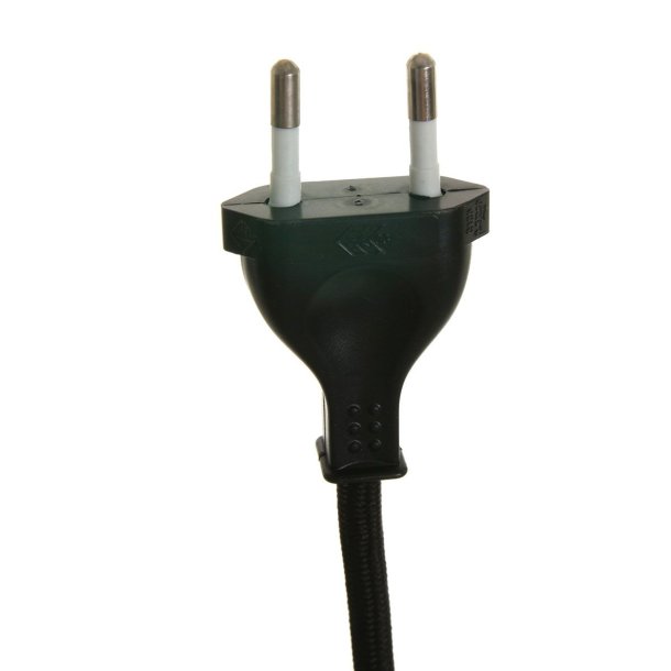 Bush- bordlampe i sort metal