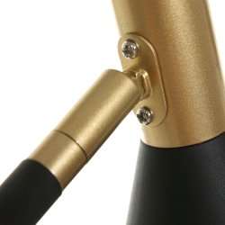 Bush- bordlampe i sort metal