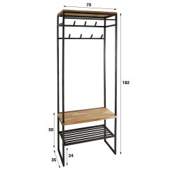Acai89 - Tjstativ i massivt akacietr 