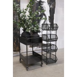 Tecla - Rullevogn i industriel look