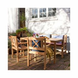 Croix - Havebord i teaktr, 80 x 165 cm.